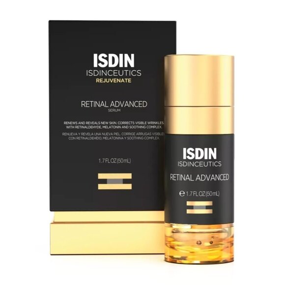 Skincare ISDIN Isdinceutics Retinal Advanced Serum 1.7 oz Renews and Reveals New - Picture 3 of 3